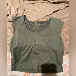 Green tank top/croptop